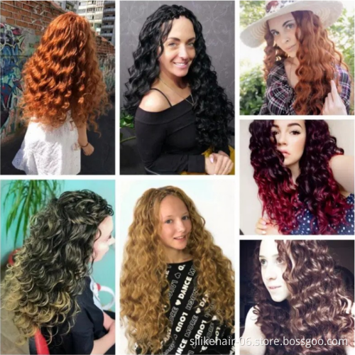 water wave crochet  in Synthetic Hair Extension Water Wave Crochet Braids Curl Crochet Braids Water Wave Crochet Synthetic Hair